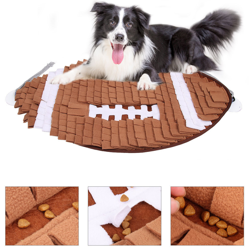 Manufacturer wholesale feeding portable fish shape design dog snuffle mat non slip
