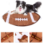 Manufacturer wholesale feeding portable fish shape design dog snuffle mat non slip