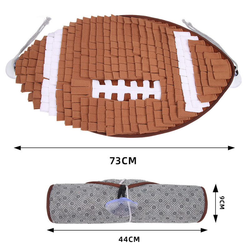 Manufacturer wholesale feeding portable fish shape design dog snuffle mat non slip