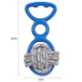 wholesale manufacturer free samples indestructible chew cotton rope  tpr dog toy set