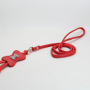Hot new products adjustable PU pet dog leash and harness for sale