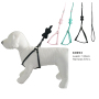 Hot new products adjustable PU pet dog leash and harness for sale