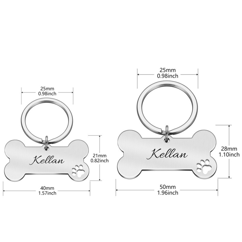 Wholesale Double-sided Custom Dog Pet Tag