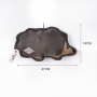 Manufacturer wholesale bite-resistence tesling material chew squirrel shape dog stuffed toys