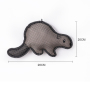Manufacturer wholesale bite-resistence tesling material chew squirrel shape dog stuffed toys
