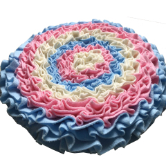 Manufacturer wholesale round multi-design dog snuffle training feed mats