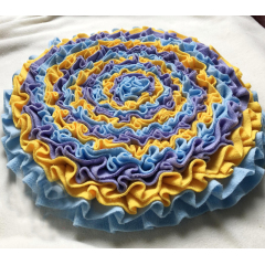 Manufacturer wholesale round multi-design dog snuffle training feed mats