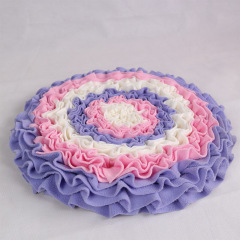 Manufacturer wholesale round multi-design dog snuffle training feed mats