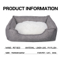 Manufacturer Wholesale Custom Logo Warm Pet Product Dog Bed Luxury