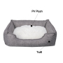 Manufacturer Wholesale Custom Logo Warm Pet Product Dog Bed Luxury