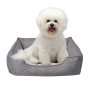 Manufacturer Wholesale Custom Logo Warm Pet Product Dog Bed Luxury