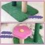 Manufacturer wholesale corduroy sisal flower cat cactus scratcher