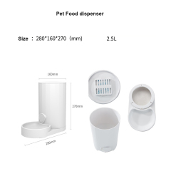 Manufacturer wholesale functional food dispenser dog cat smart automatic water drinking fountain USB
