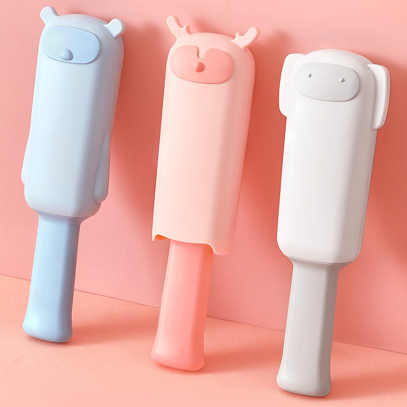 Manufacturer wholesale pet cat hair remover pink white blue cute design