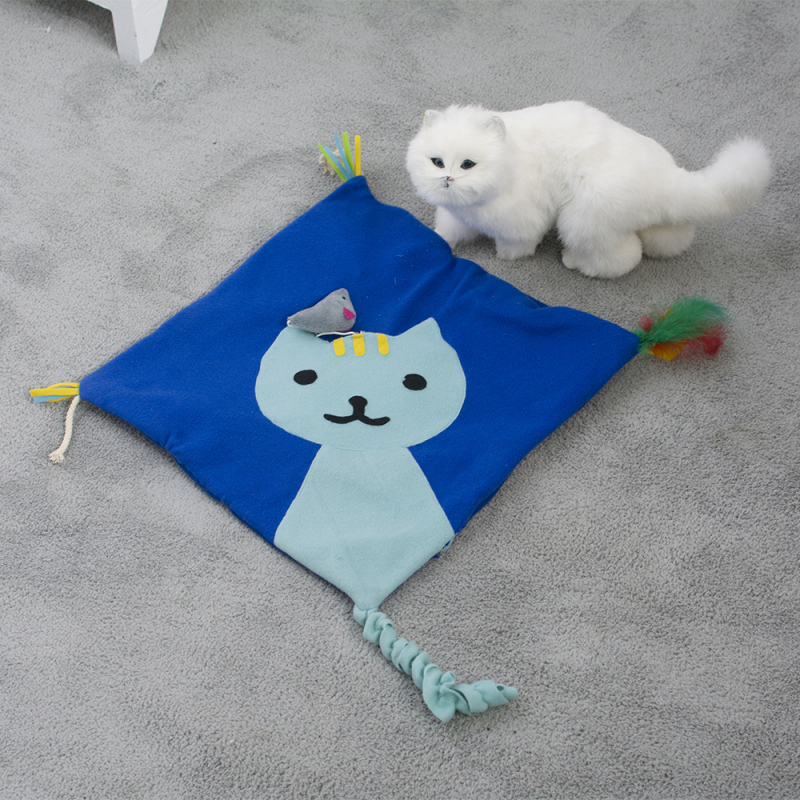 wholesale manufacturer cat blanket mouse set free samples cat toy with catnip