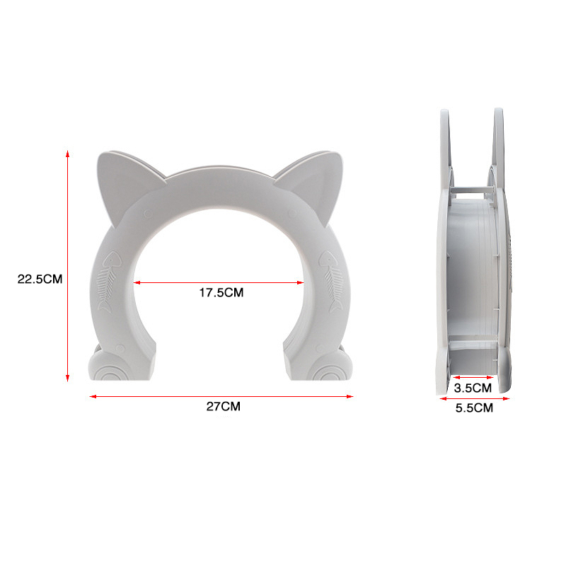 Manufacturer wholesale cute arch shape design cat door toy