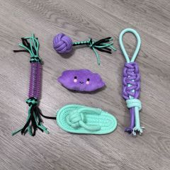 Wholesale Cute Design Chew Cotton Pet Dog Rope Toys Set