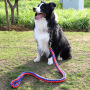 Wholesale Eight-strand Nylon Durable Large Dog Collar and Leash Set