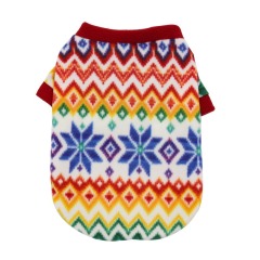 Wholesale Warm Short Plush Dog Christmas Clothes