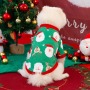 Wholesale Warm Short Plush Dog Christmas Clothes