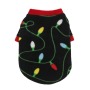 Wholesale Warm Short Plush Dog Christmas Clothes