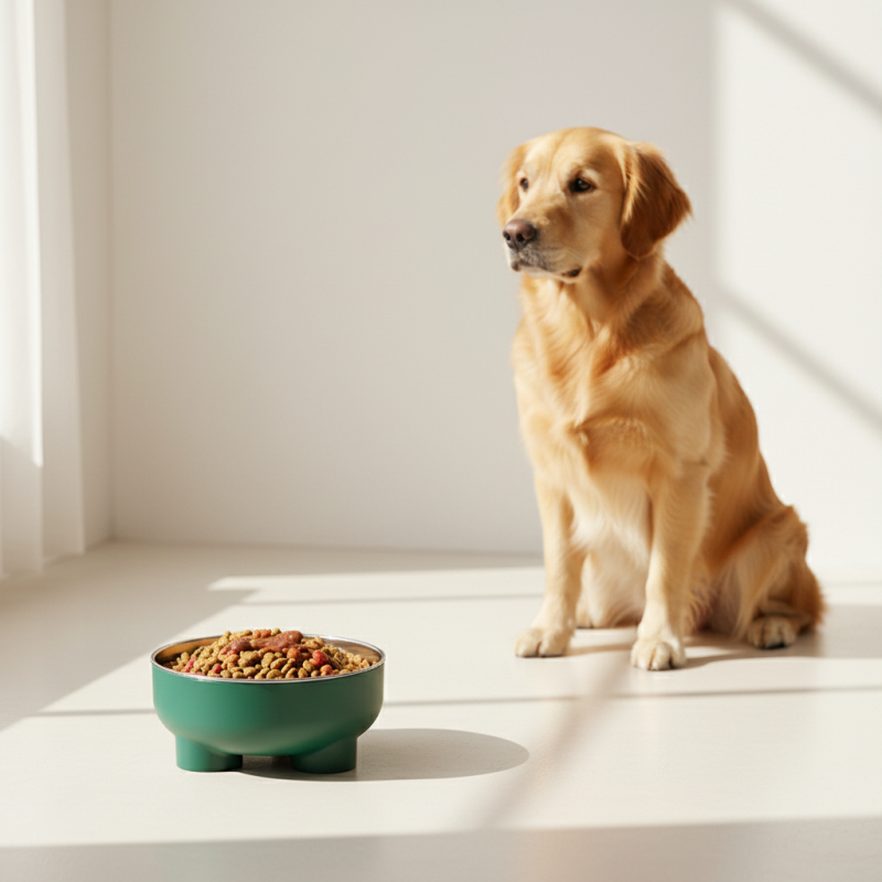 Wholesale Stainless Steel Washable Detachable Cat Dog Bowl Round