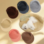 Manufacturer Wholesale Custom Logo Pet Supplier Round Orthopedic Mamory Foam Dog Bed With Pillow