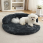 Manufacturer Wholesale Custom Logo Pet Supplier Round Orthopedic Mamory Foam Dog Bed With Pillow