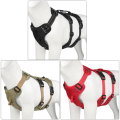 Wholesale Reflective Stripe Large Dog Harness With Pull