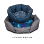 Manufacturer wholesale soft small dog bed eco-friendly REPT material