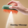 Manufacturer wholesale avocado design dog cat brush with spray