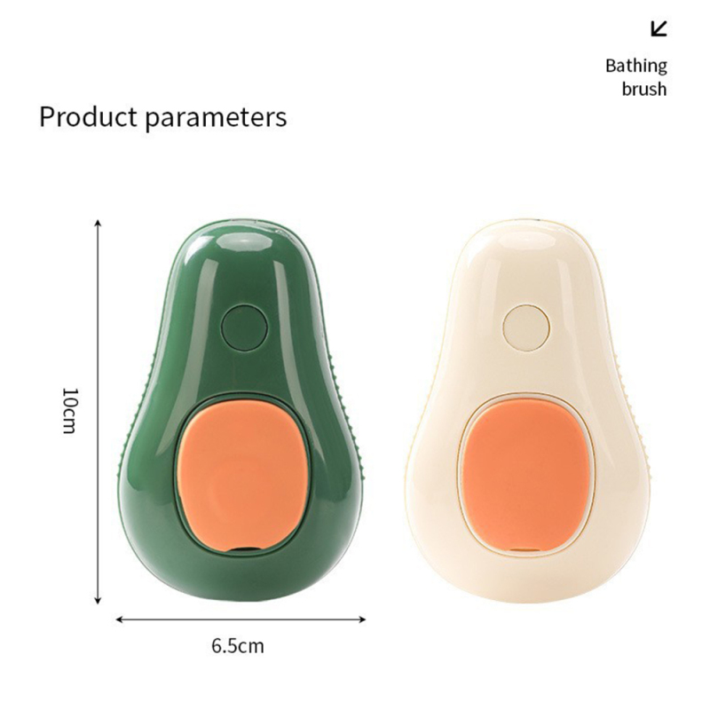 Manufacturer wholesale avocado design dog cat brush with spray