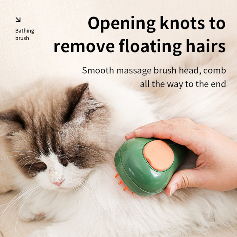 Manufacturer wholesale avocado design dog cat brush with spray
