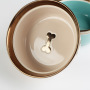 Manufacturer wholesale OEM custom logo ceramic pet dog bowl