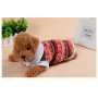 Manufacturer wholesale warm soft plush winter pet dog christmas coat