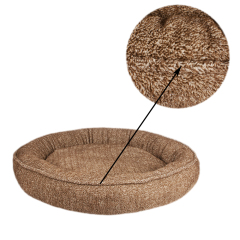 wholesale plush round soft pet dog cushion