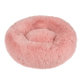wholesale manufacturer soft luxury plush pet cushion round cat dog bed pet furniture