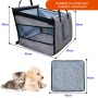 Manufacturer wholesale breathable grey front dog car seat