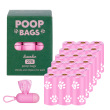 Pink paw print- 18 rolls add dispenser