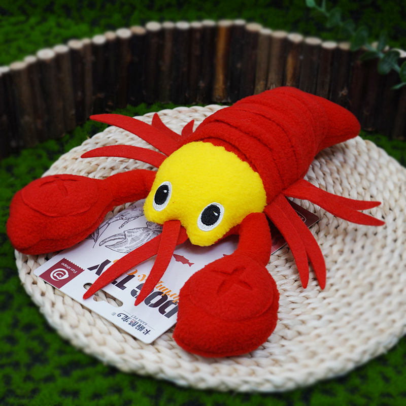 Manufacturer wholesale short plush squeaky bite resistant dog chewing toy
