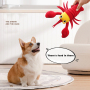 Manufacturer wholesale short plush squeaky bite resistant dog chewing toy