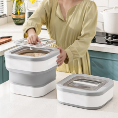 Manufacturer wholesale foldable portable dog pet food storage container