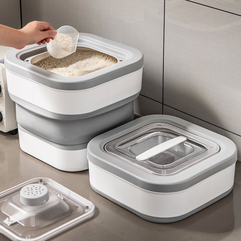 Manufacturer wholesale foldable portable dog pet food storage container