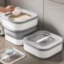 Manufacturer wholesale foldable portable dog pet food storage container