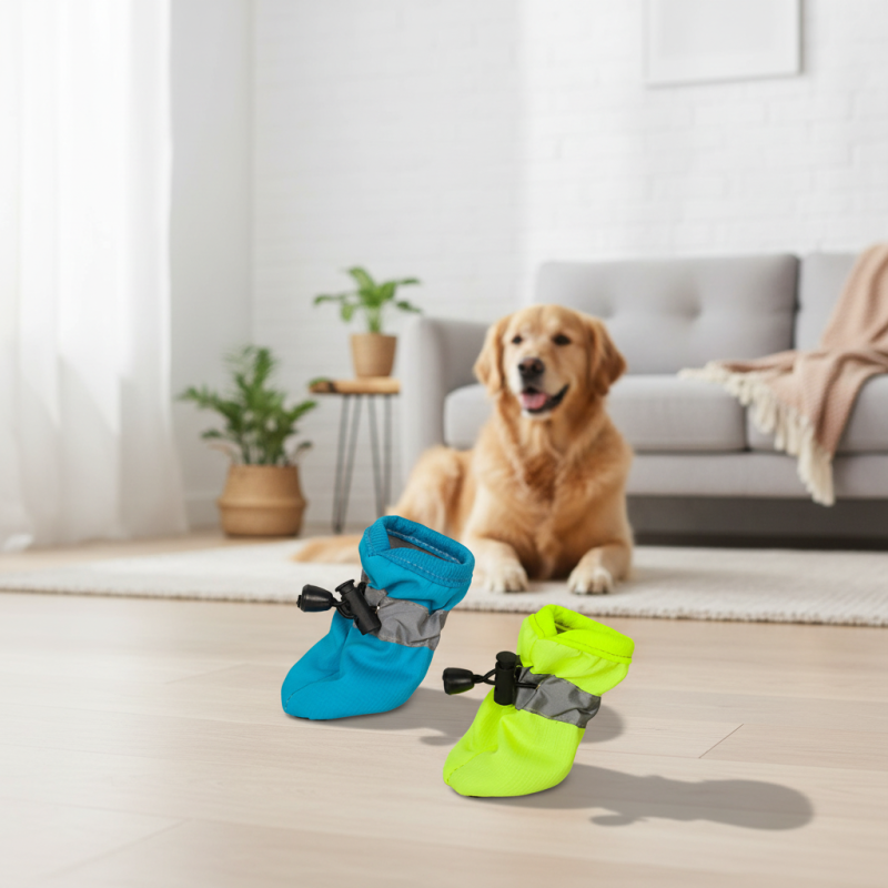 Wholesale Anti-slip Custom Logo Adjustable Dog Shoes