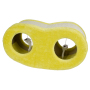 bsci cute yellow cat scratcher circular