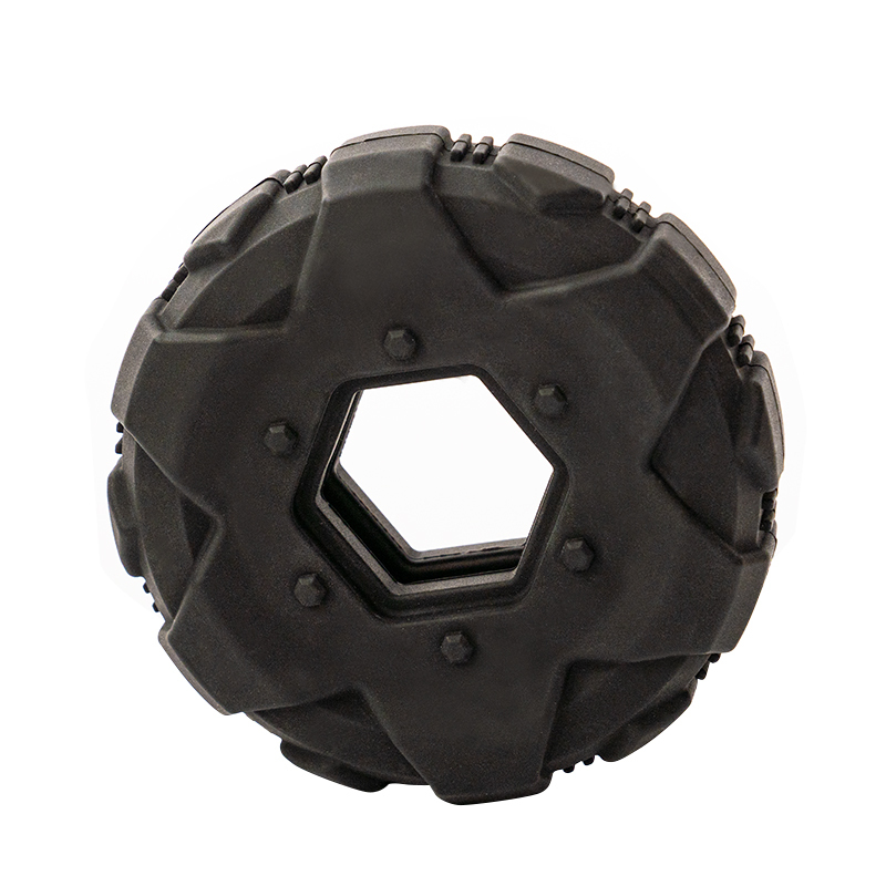 Manufacturer wholesale tire more design feeder chew dog rubber toys
