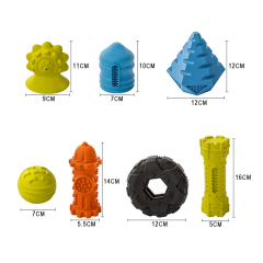 Manufacturer wholesale tire more design feeder chew dog rubber toys