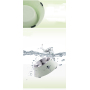 Manufacturer wholesale pp stainless steel detachable dog bowl non-slip