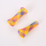 Manufacturer wholesale colorful nylon clean teeth cat adjustable spring toy